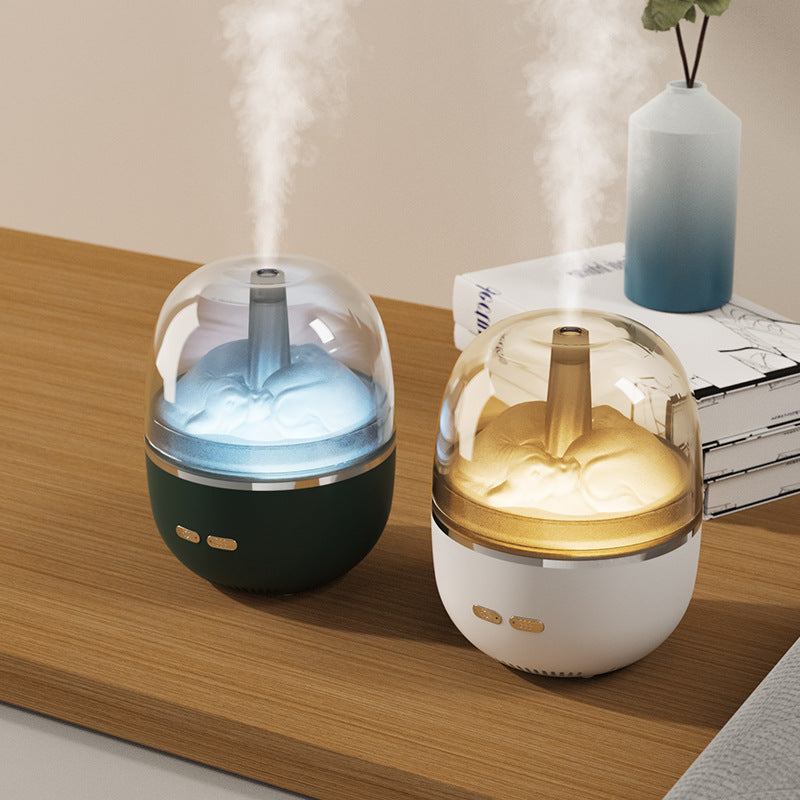 Ultrasonic Essential Oil Diffuser with Colorful Lights - Heavy Mist Aromatherapy Humidifier for Home & Office