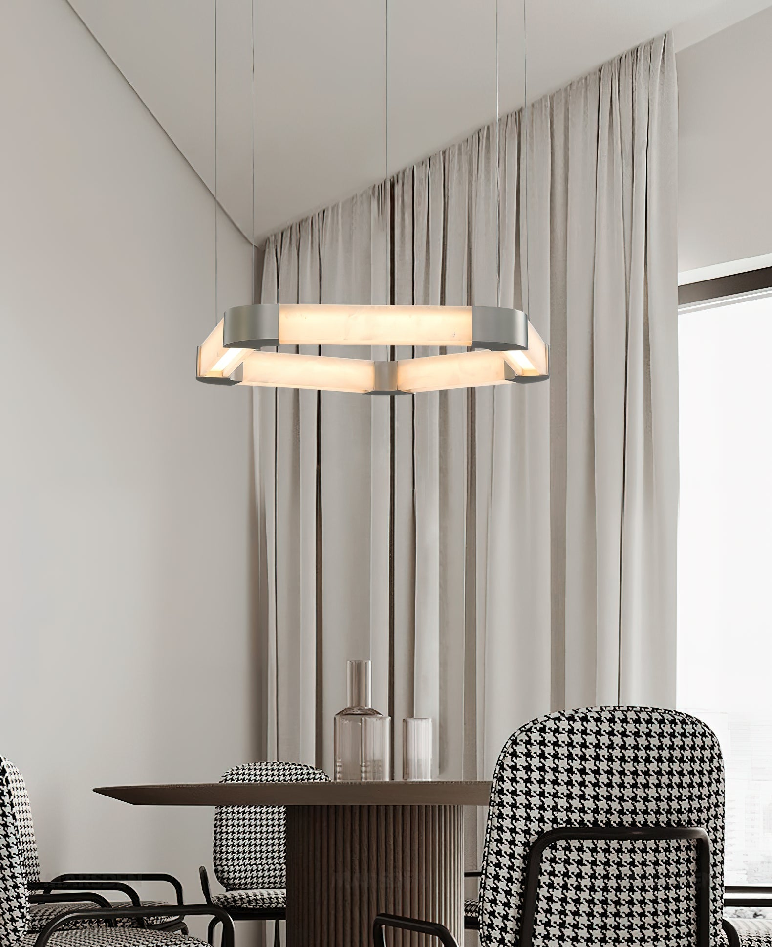 Single Ring Modern Chandelier