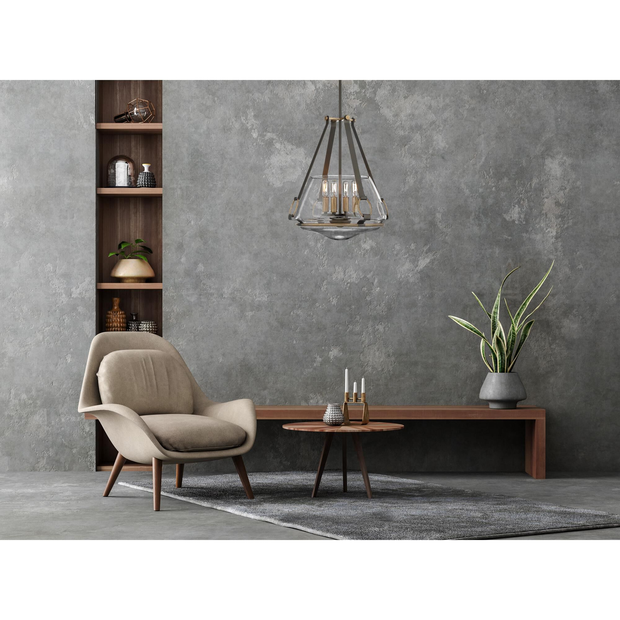 Eden Valley 17" Industrial Cage Pendant Light