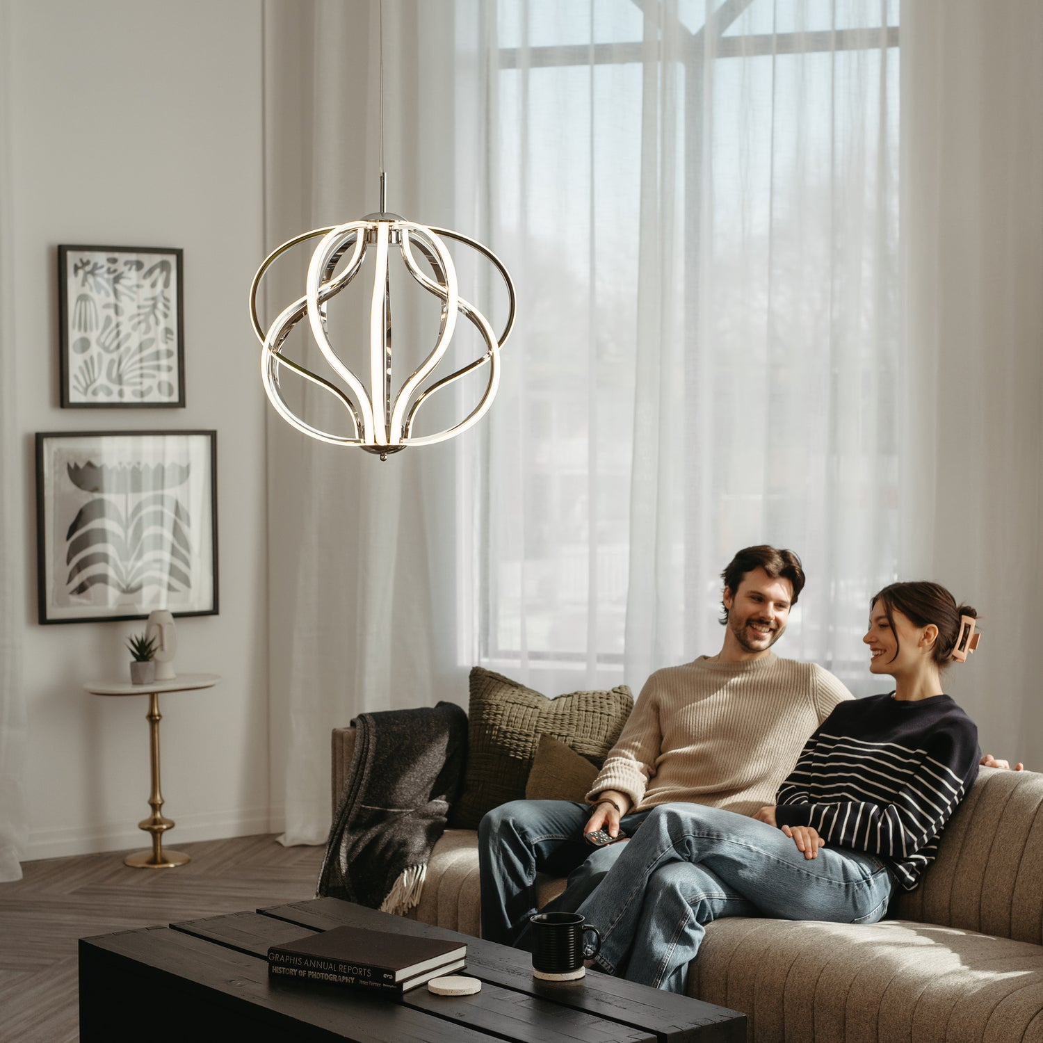 Modern LED Living Room Pendant Light